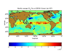 Global estimation of CO2 flux across air-water interface by rainfall
