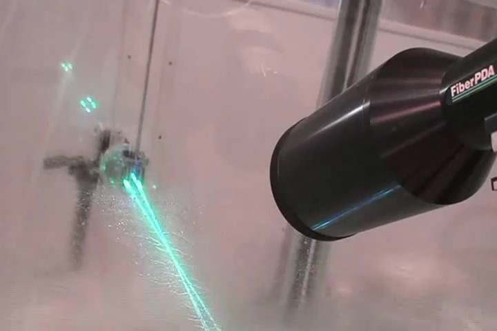PDA measurement of spray droplets